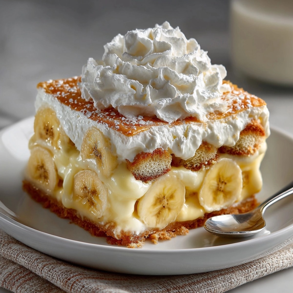 Imagine: chilled Banana Pudding&amp;mdash;sweet aroma, smooth texture, garnished lightly with fresh banana slices.