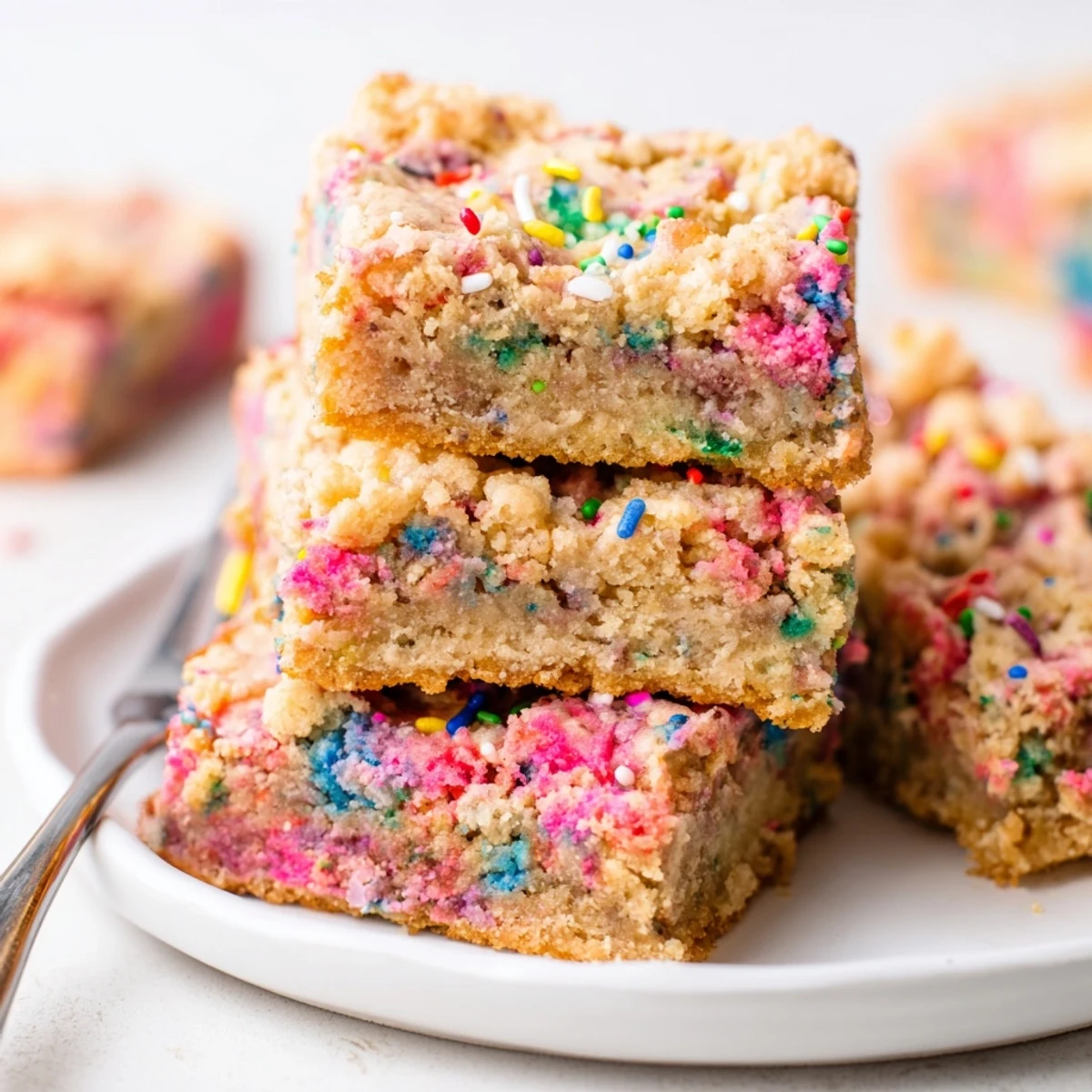 Funfetti Soda Streusel Blondies