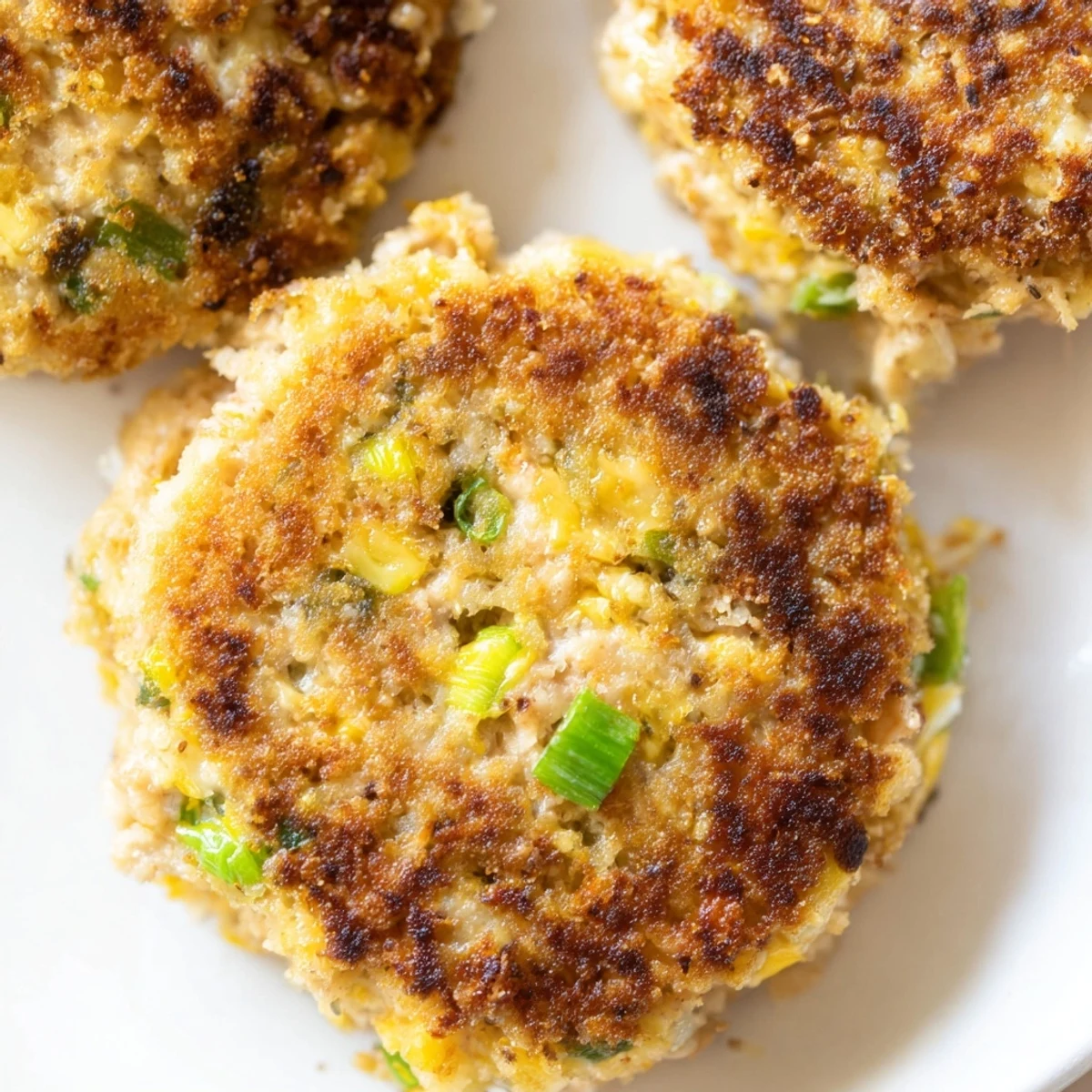 Crispy Tuna Melt Patties recipe served on toasted bread with melted cheese layers.  