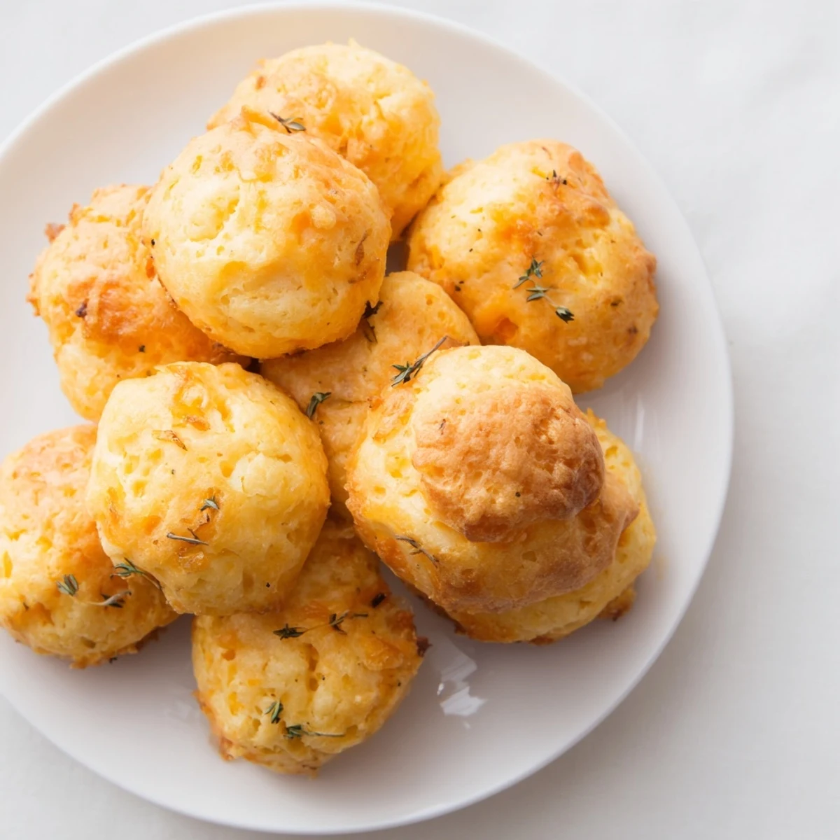 Irresistible Cheese Puffs fresh from the oven, perfect for appetizers or snacks.  