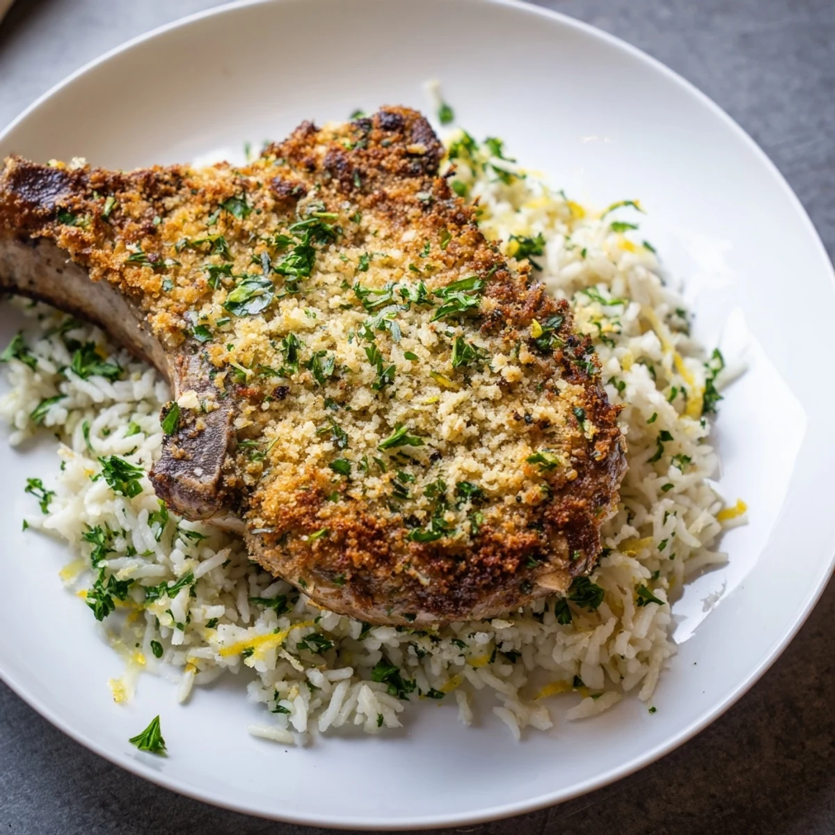 Parmesan Herb Pork Chops