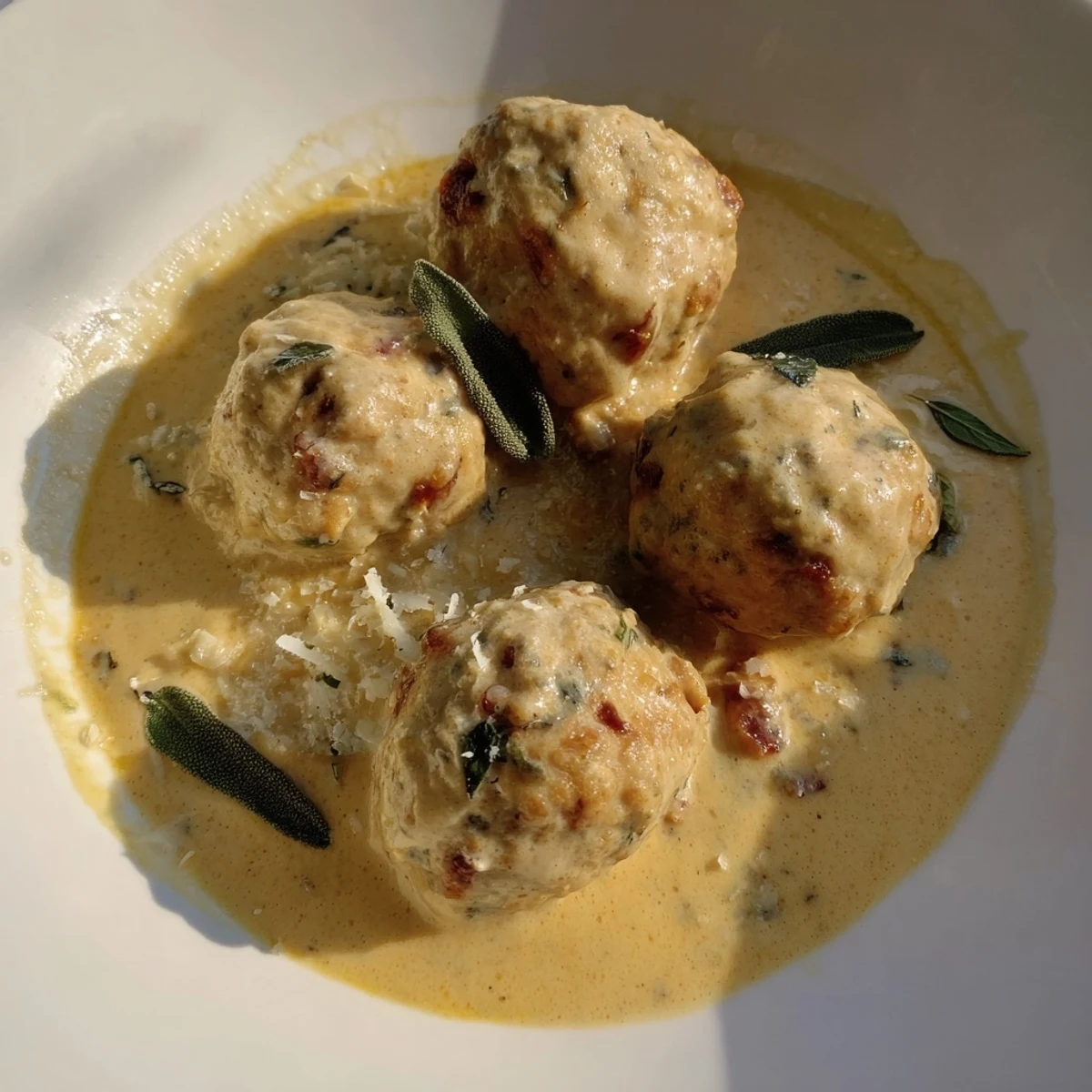 Easy Turkey Meatballs Pumpkin Sauce