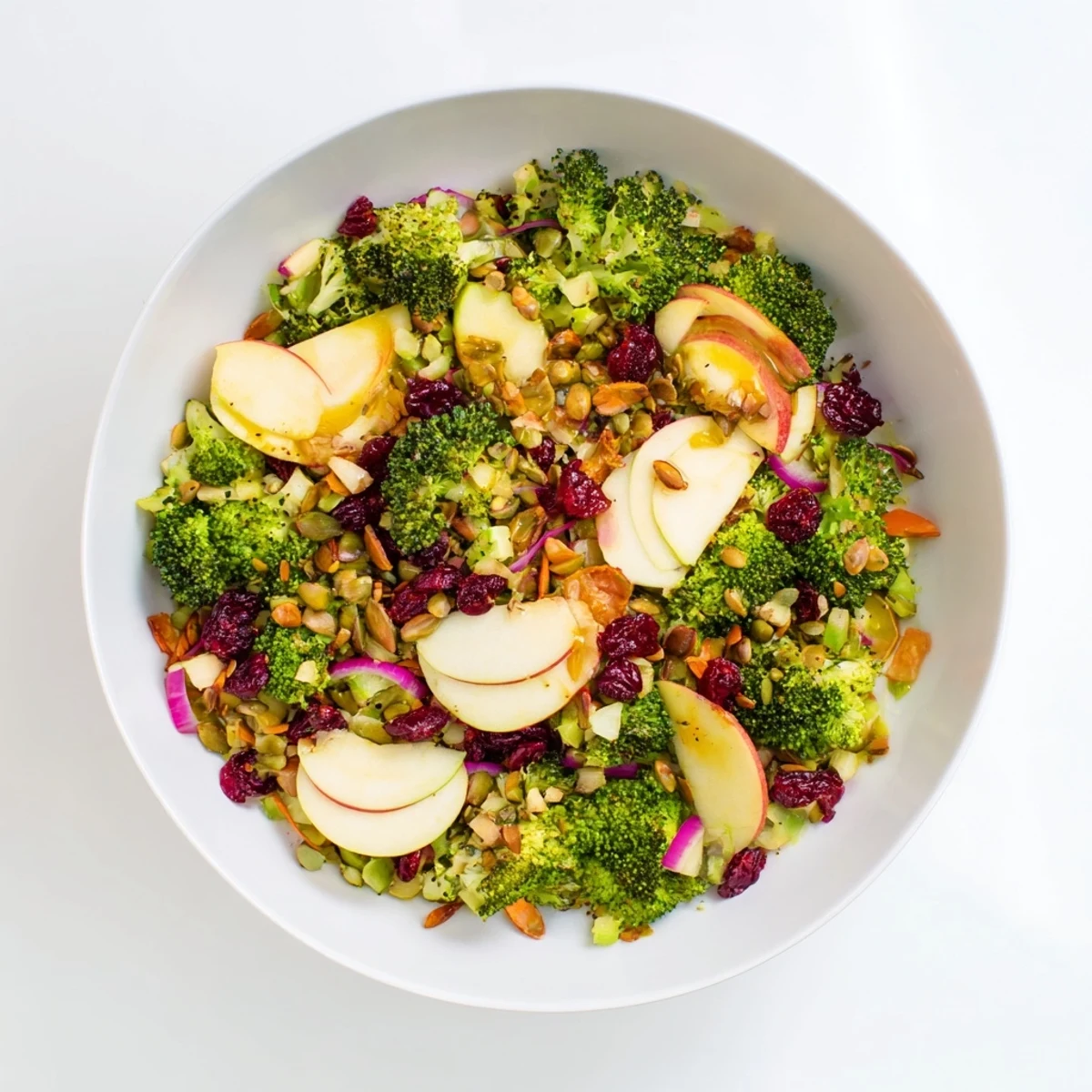 Broccoli Apple Hot Salad