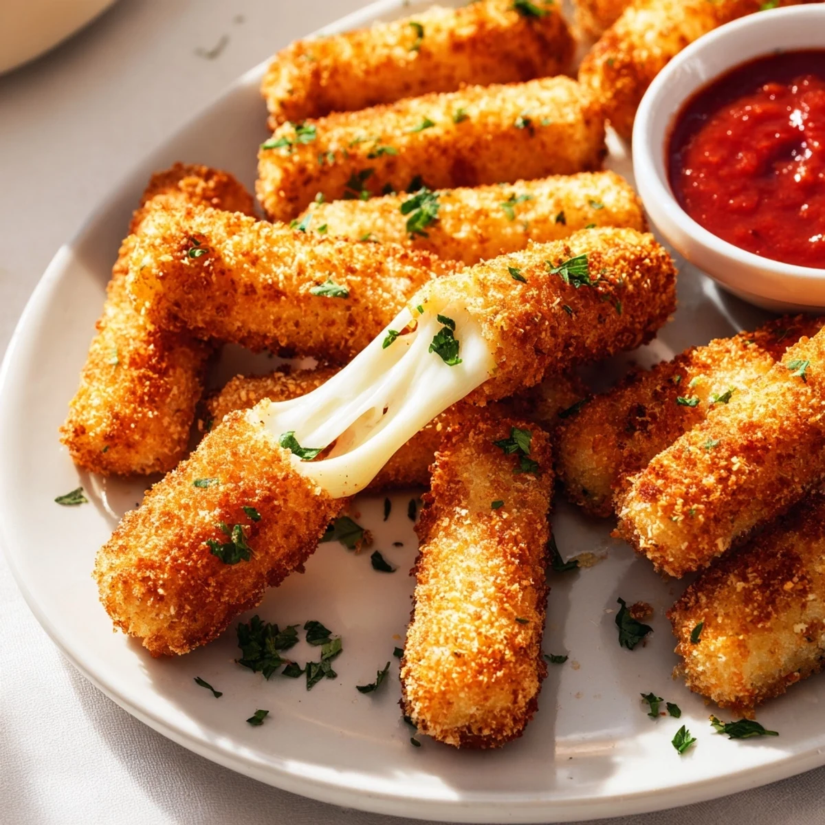 Air Fryer Mozzarella Sticks