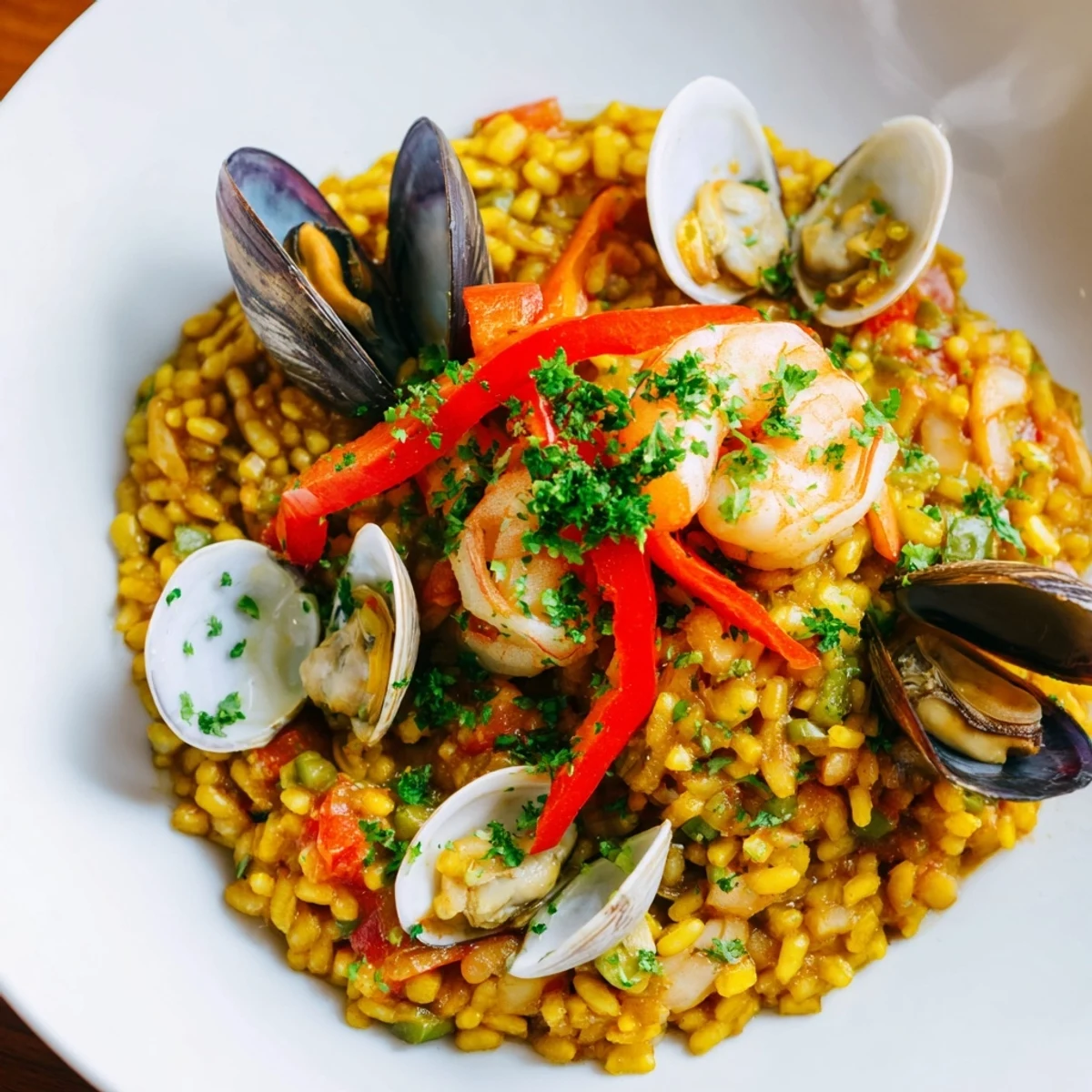 Spanish Seafood Paella