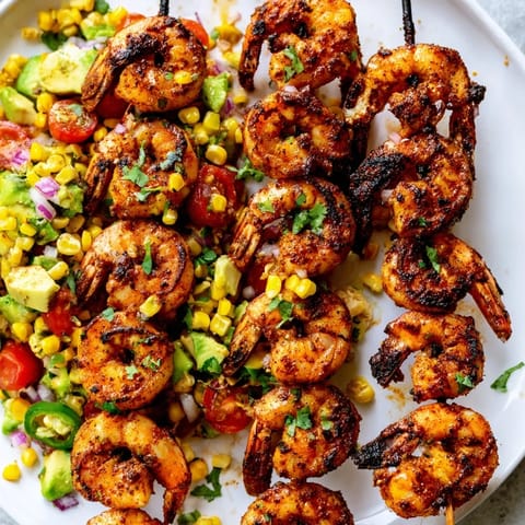 Grilled Shrimp Avocado Bowl