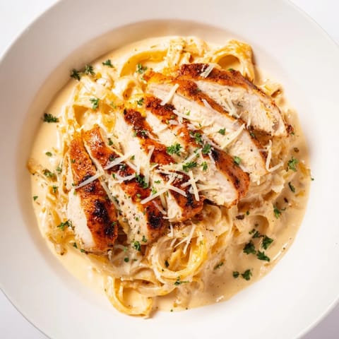 Spicy Cajun Chicken Alfredo