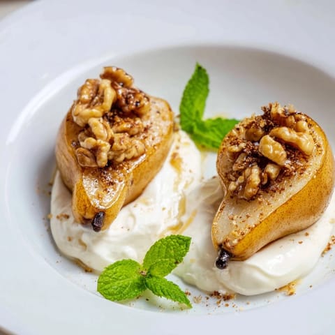 Roasted Pears with Cinnamon
