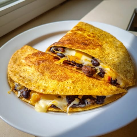 Bean Cheese Quesadillas