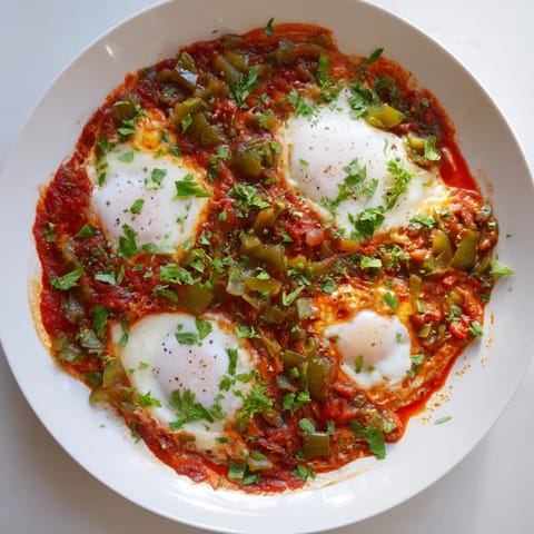 Poached Eggs in Spiced Tomato