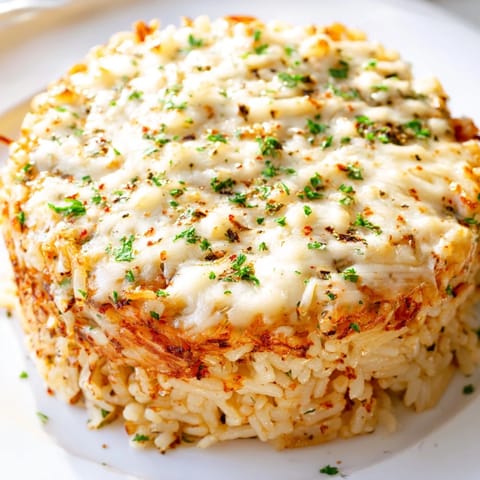 Crispy Rice Cake Cheese Stacks