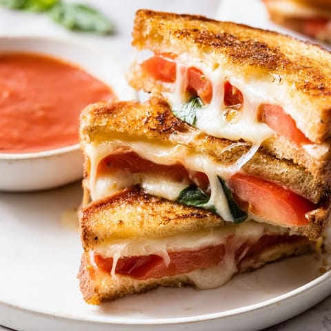 Caprese Grilled Cheese Dippers