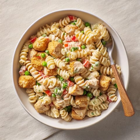 Crispy Chicken Ranch Pasta Salad