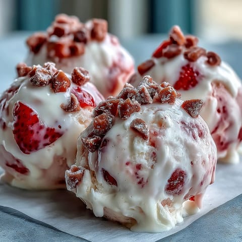 Strawberry Banana Yoghurt Clusters
