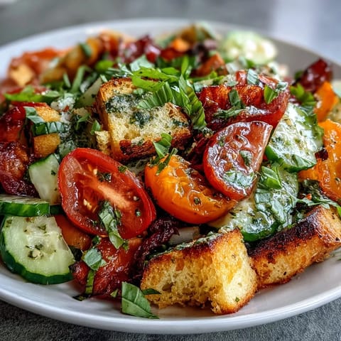 Sourdough Panzanella Salad