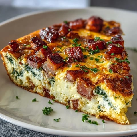 One-Pan Ham Cheese Frittata