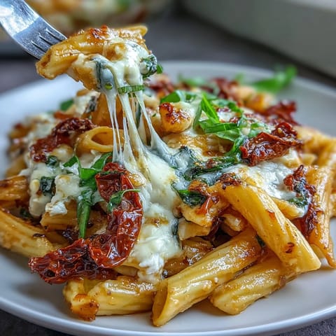 Sun-Dried Tomato Pasta Bake #614