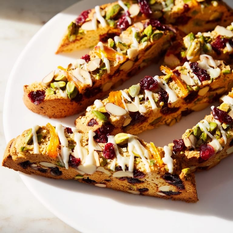 Deliciously spiced Festive Christmas Biscotti with Marmalade paired with your favorite coffee.  