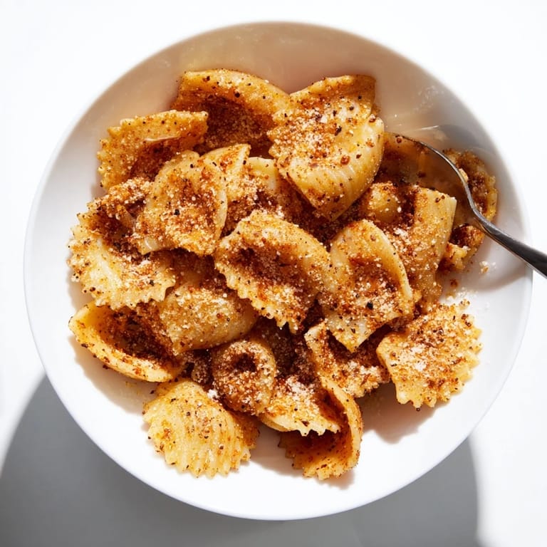 Golden, flavorful pasta chips ideal for serving with your favorite dips.